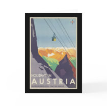 Holidays in Austria Greeting Card