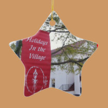 Holidays In The Village Star Ornament ornaments