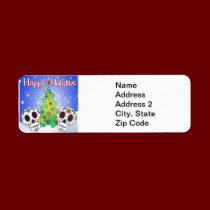 Holidaze Sugar Skull Label labels