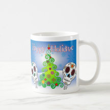 Holidaze Sugar Skull Mug