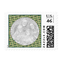 Holiiday photo frame postage stamps