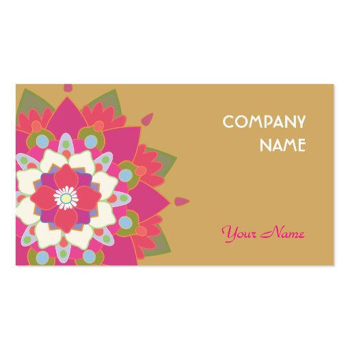 Holistic and Hip Business Card (front side)