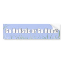 Holistic Naturopathy Support Bumper Sticker