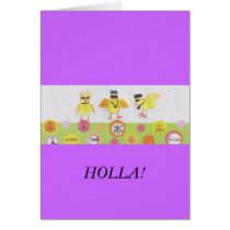 HOLLA AT MY PEEPS! cards by Qmarpat HOLLA AT MY PEEPS! cards