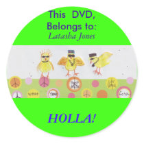 HOLLA AT MY PEEPS! stickers by Qmarpat HOLLA AT MY PEEPS! stickers