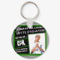 Holla C. Luva Keychain by C_Luva Holla C. Luva Keychain