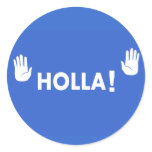 Holla Sticker
