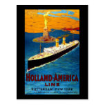 Holland America Line Rotterdam New York Postcards