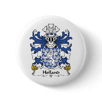 Holland Family Crest buttons