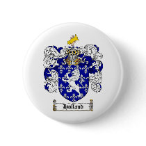 HOLLAND FAMILY CREST -  HOLLAND COAT OF ARMS buttons
