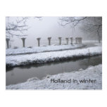 Holland in winter postcards