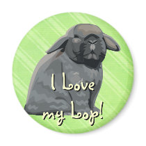 Holland Lop Magnet by Customizables Holland Lop Magnet