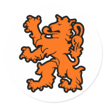 Holland Round Stickers