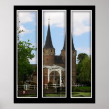 Holland tryptic: large canvas poster