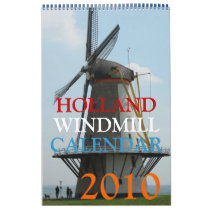 Holland Windmill Picture Calendar 2010