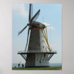 Holland windmill, Vlissingen, The Netherlands Print