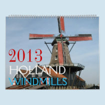 Holland Windmills 2013 Photo Calendar calendars