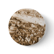 Hollar's Globe Theatre Long View of London Button