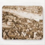 Hollar's Globe Theatre Long View of London Mousepad