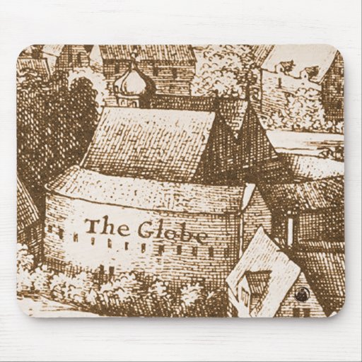 Hollar's Globe Theatre Mouse Pads