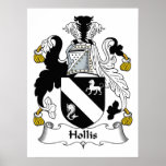 Hollis Family Crest Posters