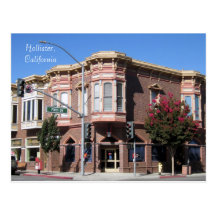 Hollister CA Historic Building at 5th & San Benito Postcards