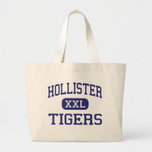 Hollister - Tigers - High - Hollister Missouri Tote Bags