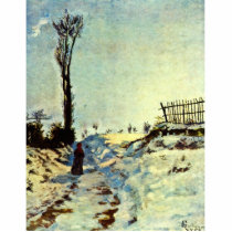 Hollow In The Snow By Guillaumin Jean-Baptiste Arm Photo Cut Outs