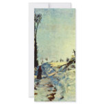 Hollow In The Snow By Guillaumin Jean-Baptiste Arm Custom Rack Card