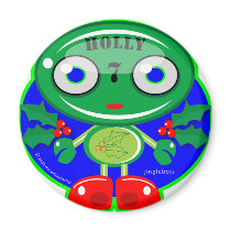 Holly 7 Holiday Robot magnets