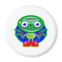 Holly 7 Holiday Robot magnets