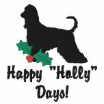 Holly Afghan Hound Embroidered Shirt (Hoodie)