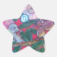Holly and Angel Star Sticker