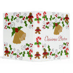 Holly arch Christmas binder