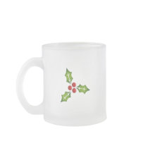 Holly Berries Christmas mug by BluePlanet Holly Berries Christmas mug