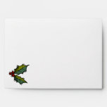 Holly & berries envelopes