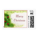 Holly Berries Postage Stamp