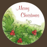 Holly Berries Sticker stickers