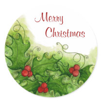 Holly Berries Sticker by 13BlackCatsDesigns Holly Berries Sticker