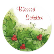 Holly Berries Sticker by 13BlackCatsDesigns Holly Berries Sticker