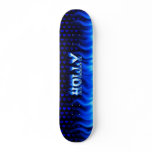Holly blue fire Skatersollie skateboard.