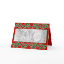 Holly Border Season's Greetings card