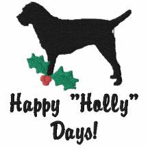 Holly Border Terrier Embroidered Shirt (Long Slv)