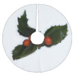 Holly Brushed Polyester Tree Skirt