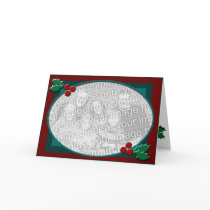 Holly Greeting Card