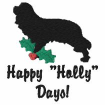 Holly Cavalier Spaniel Embroidered Shirt (Long Sl) embroidered shirts