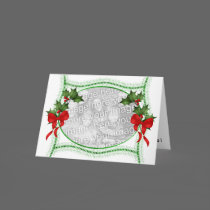 Holly Christmas Card