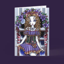 "Holly" Christmas Party Fairy Card cards