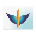 Holly Christmas Spirit postcards