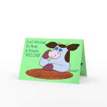 Holly Cow, "A Simple Hello" cards by dradcliffe Holly Cow, "A Simple Hello" cards